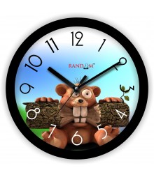 Colorful Wooden Designer Analog Wall Clock RC-2008